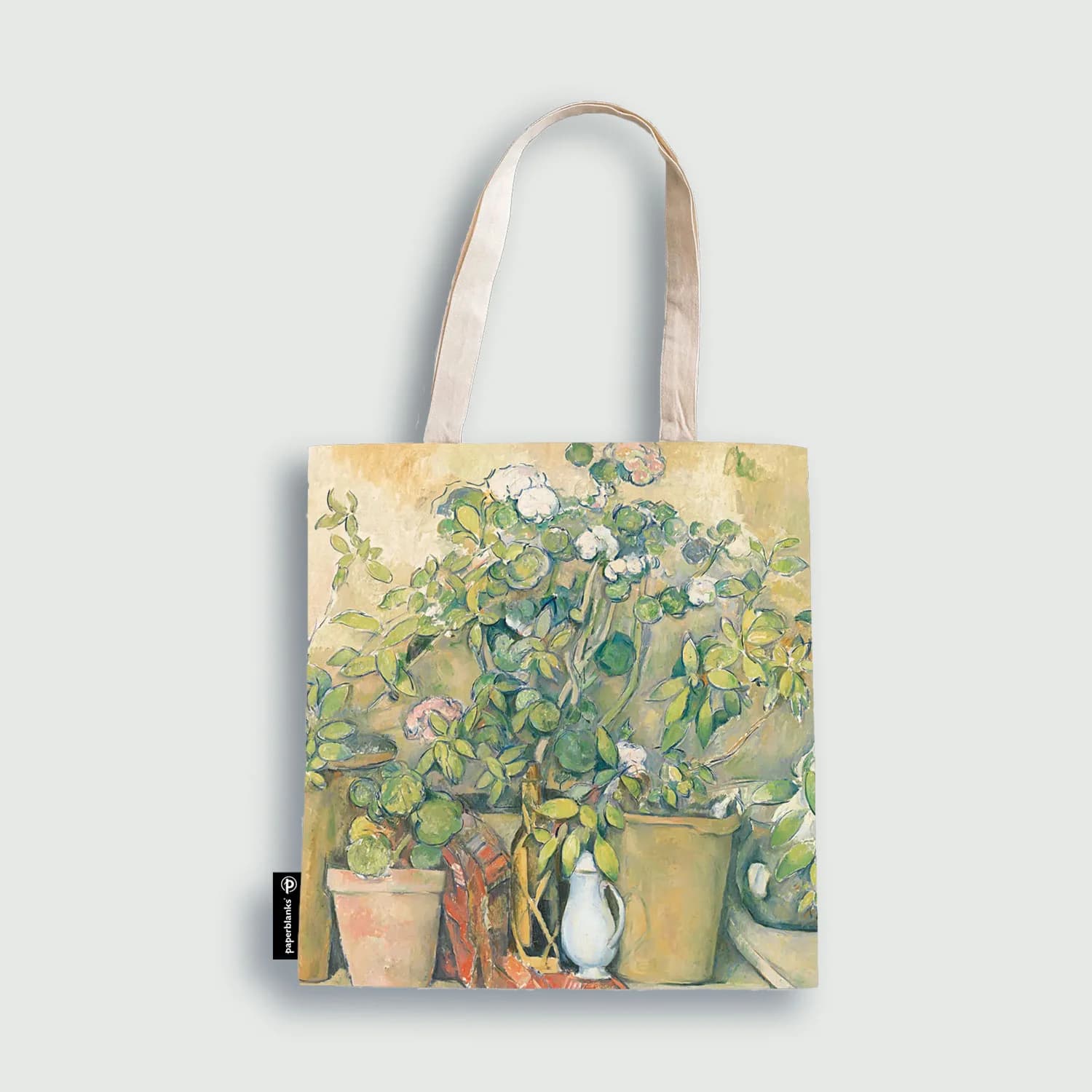 Totebag Macetas de Terracota y Flores de Cezanne