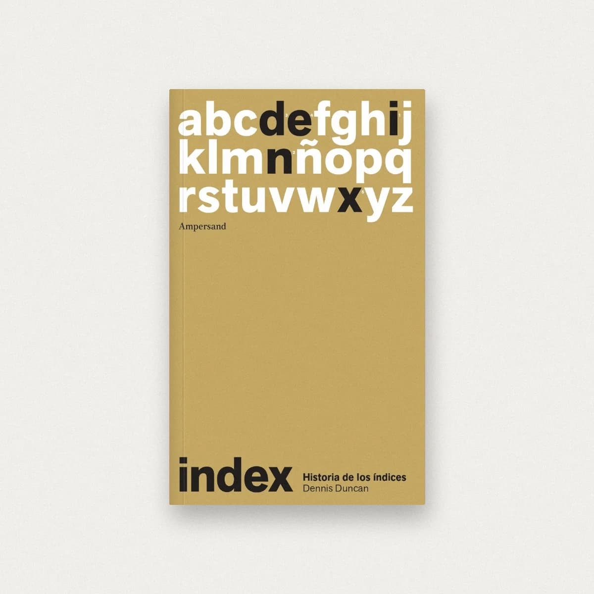 Index. Historia de los índices