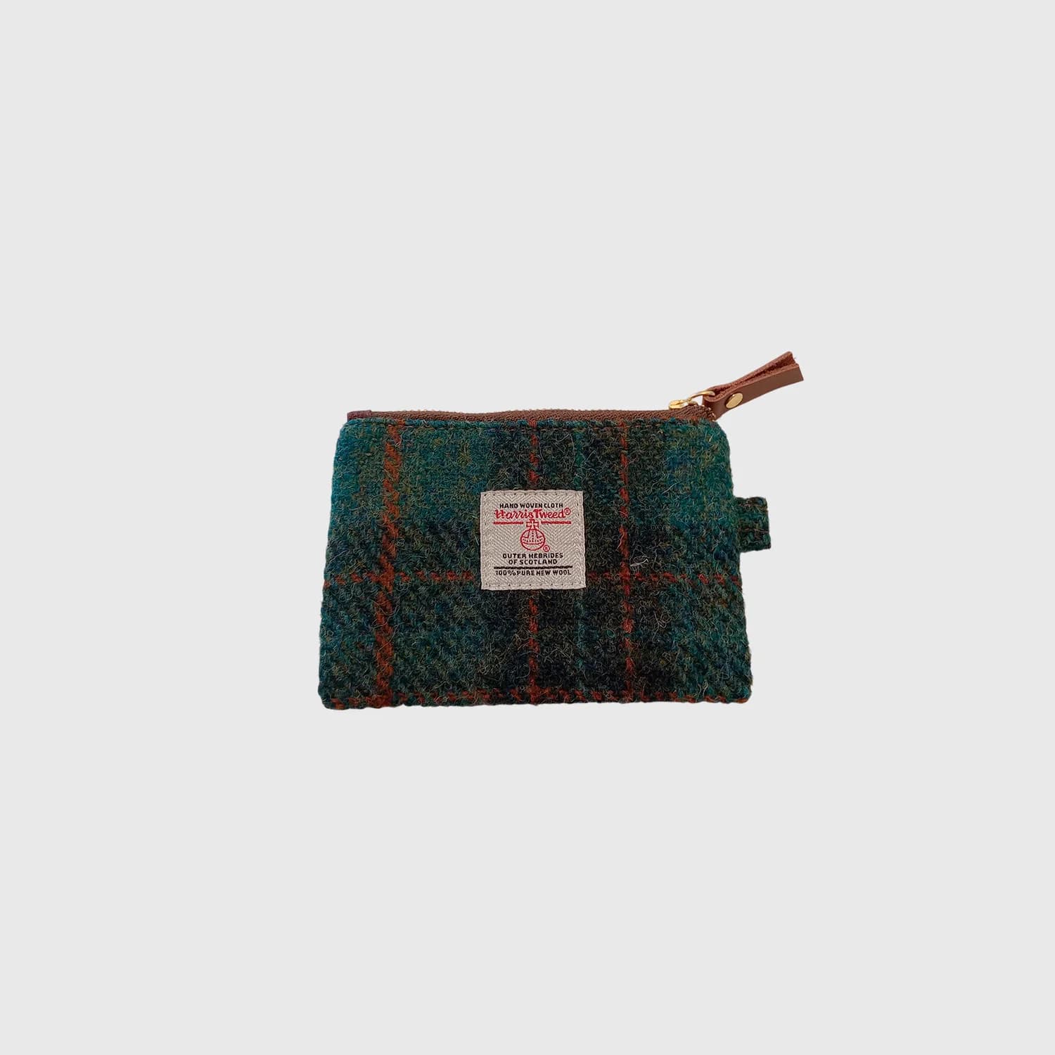 Monedero Harris Tweed paño escocés