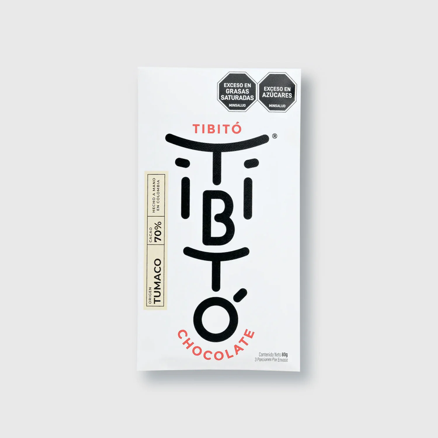 Chocolate Tumaco 70% 80gr