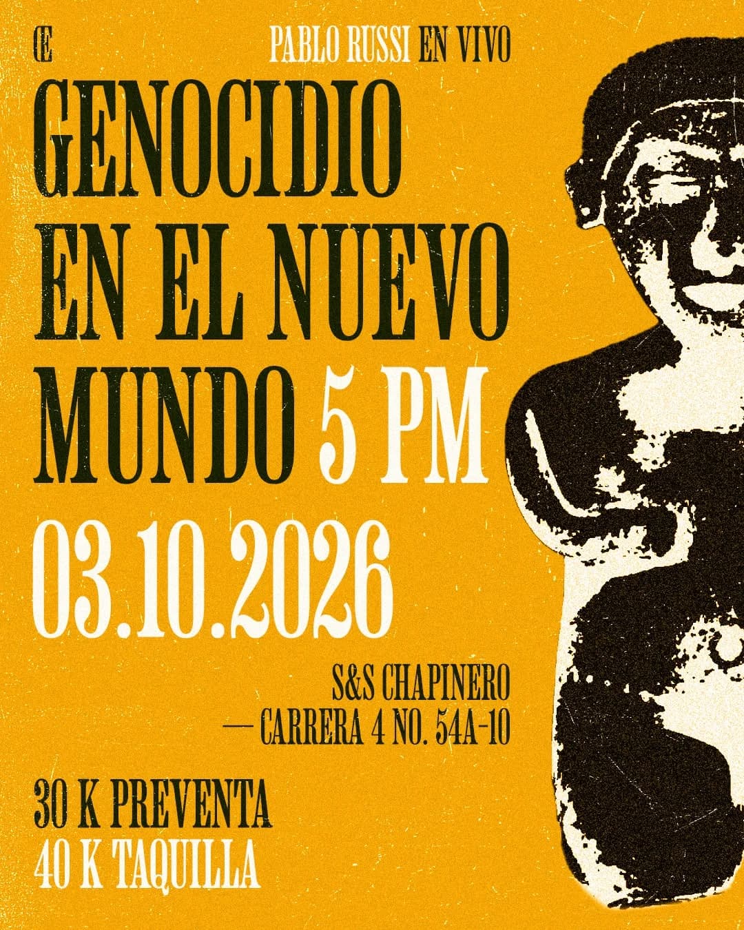 Concierto: Genocidio en el Nuevo Mundo