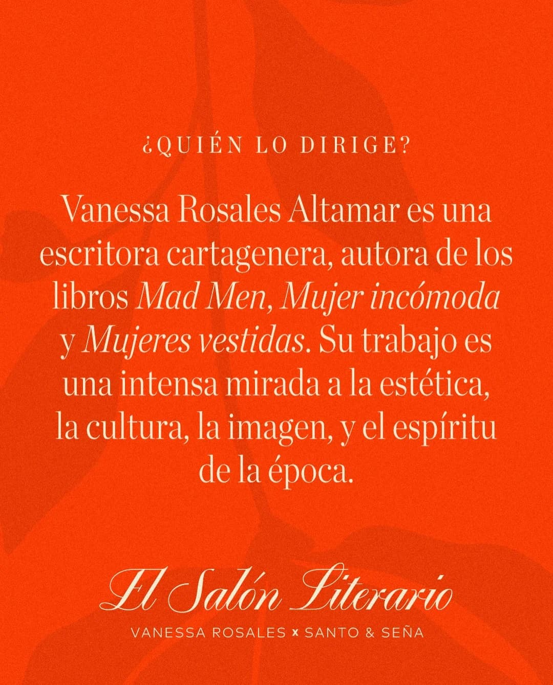 El Salón Literario. La lectura como una forma de mirada