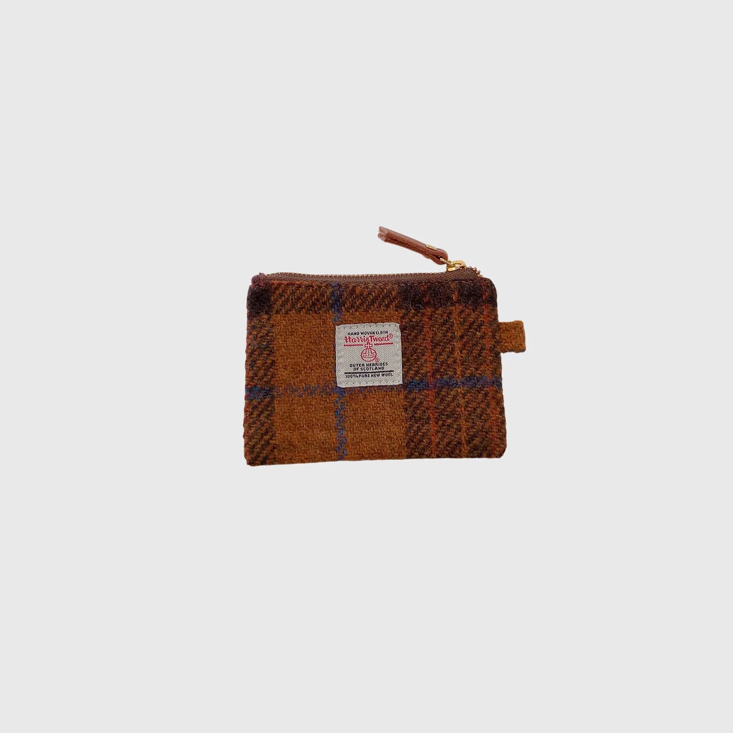 Monedero Harris Tweed paño escocés