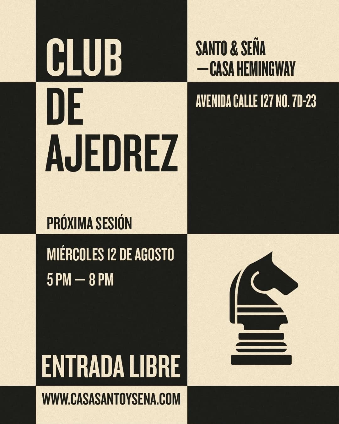 Club de Ajedrez – Casa Hemingway