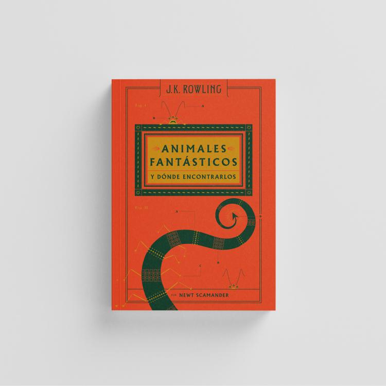 Portada libro Animales fantásticos y dónde encontrarlos.