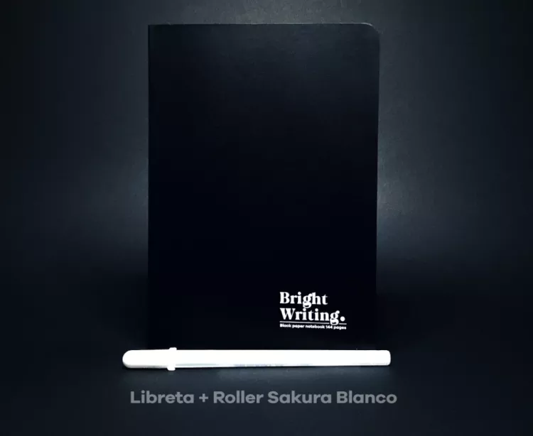 Libreta Bright Writing con Bolígrafo Sakura