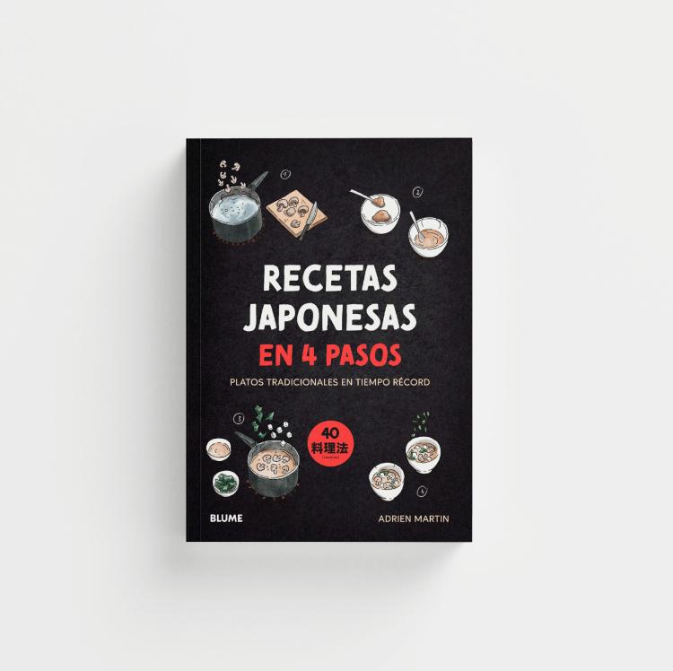 Portada Recetas japonesas en 4 pasos
