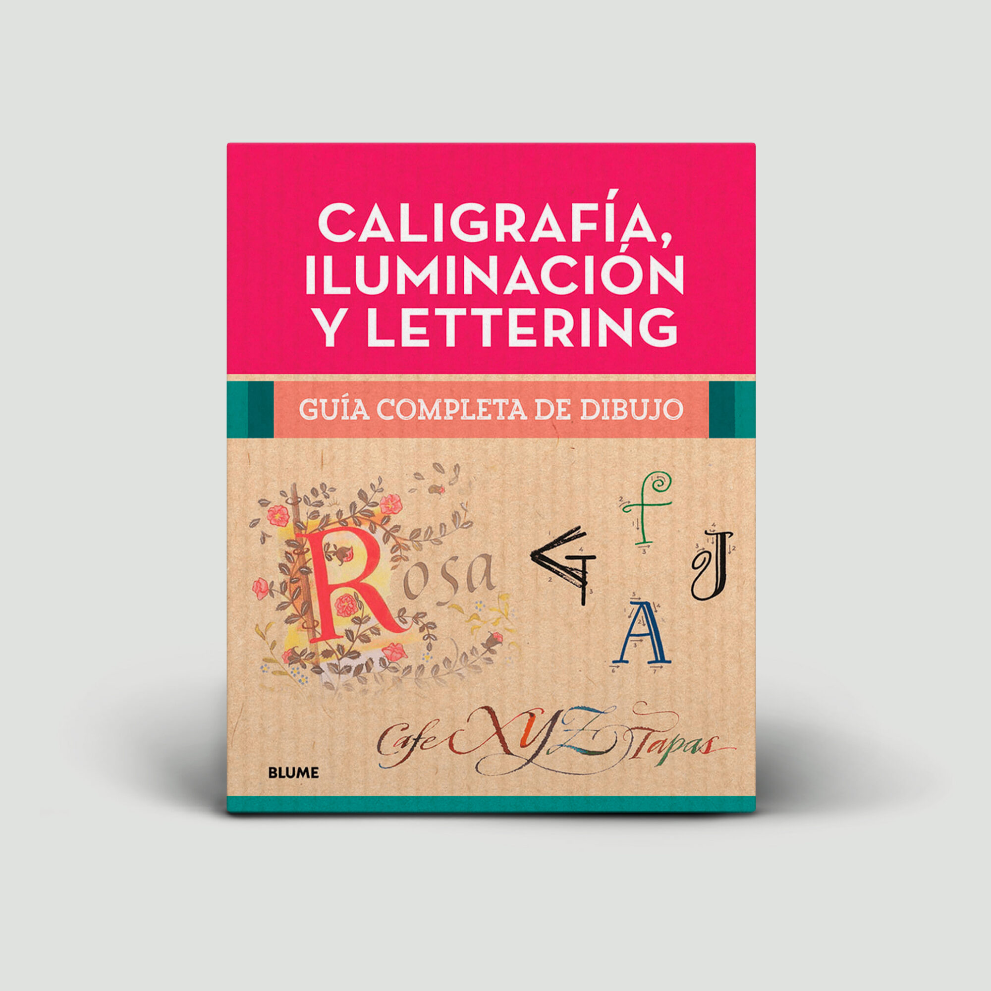 Caligrafía, iluminación y lettering. Guía completa de dibujo