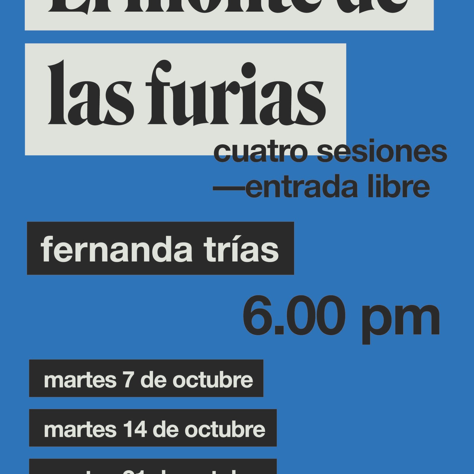 Club de lectura S&S: El monte de las furias