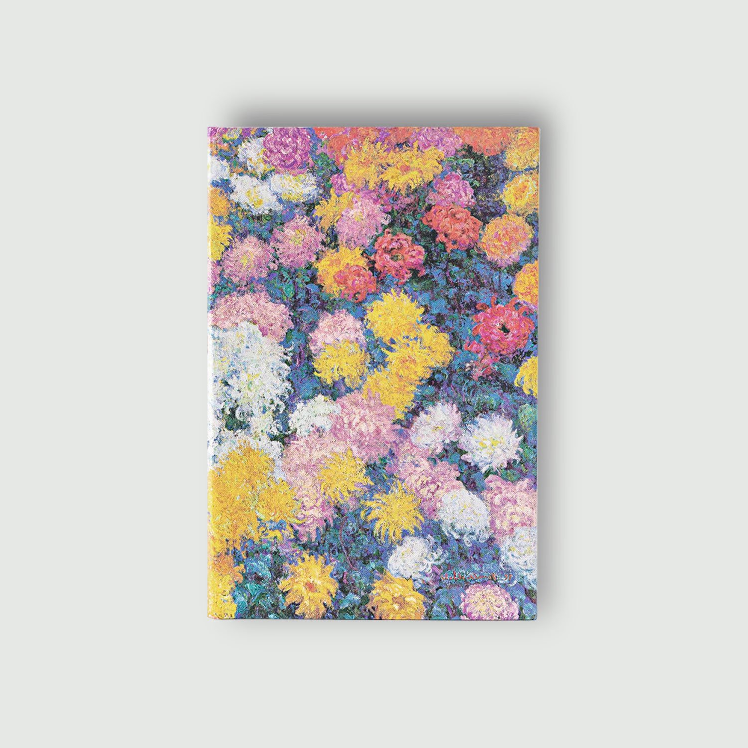 Cuaderno Crisantemos de Monet (Blanco)
