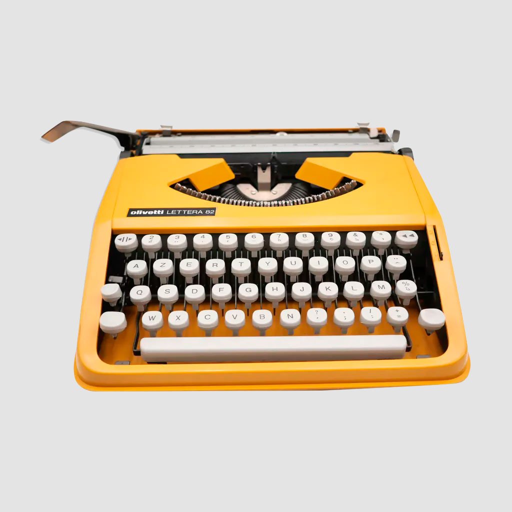 Olivetti Lettera 82 - Amarilla