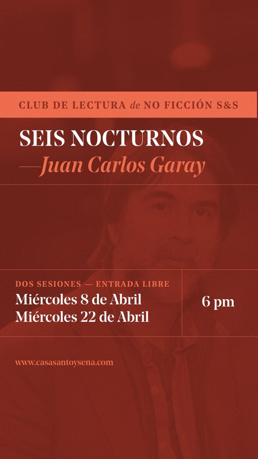 Club de lectura de no ficción S&S: «Seis nocturnos»