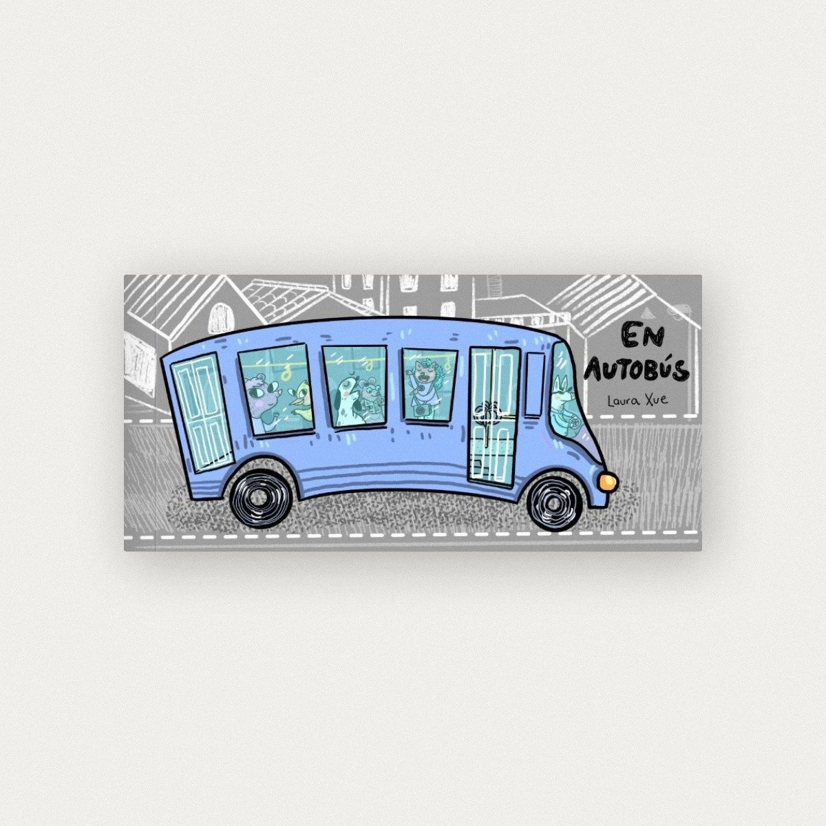 En autobús