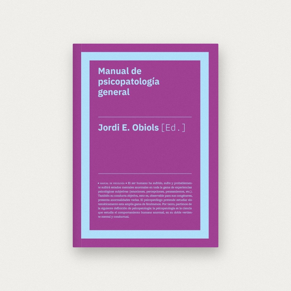 Manual de psicopatología general